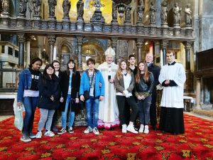 I Cresimandi alla Messa del Crisma in Basilica di San Marco